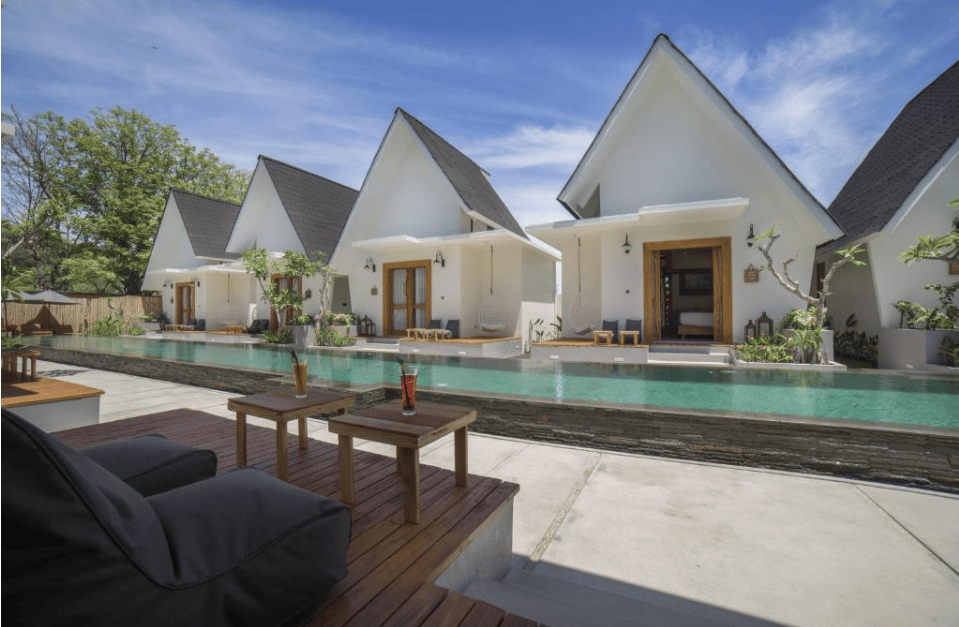 Ponte Villa's Gili Trawangan accommodatie